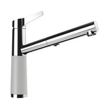Baterie bucatarie cu dus extractibil SC-510, 2 tipuri de jet, cartus ceramic, Cristalite Croma
