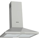 Hota, Gorenje, 60 cm, 450 mc/h, LED, 2 W, Filtre de grasime din aluminiu, Argintiu