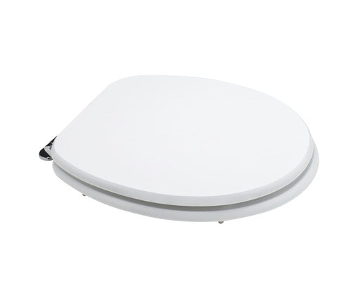 Capac WC universal Savini, inchidere simpla, 37,5x44,3 cm, alb