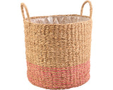Cos Plante Lafiora Din Fibra Naturala 38x36x45 Cm Maro