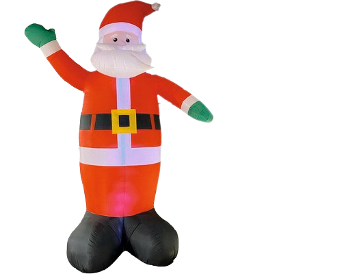 Figurina Luminoasa Gonflabila Mos Craciun H 400 Cm