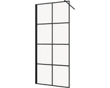 Perete fix dus Sanotechnik F80B3 78-80x195 cm negru