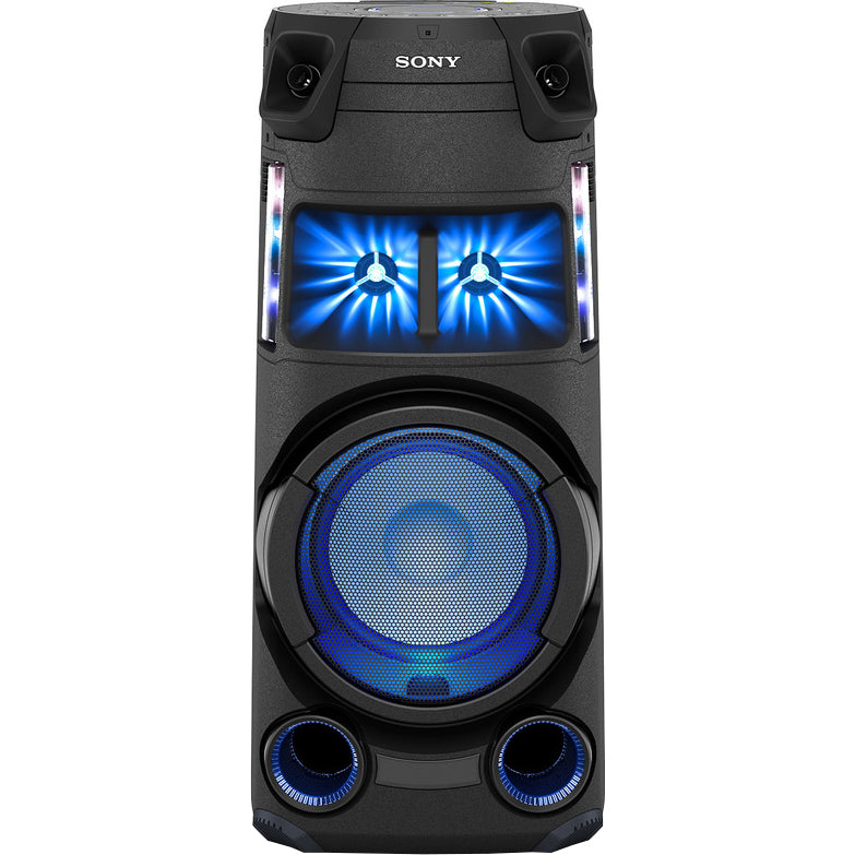 Sistem audio High Power SONY MHC-V43D, Jet Bass Booster, Bluetooth, Party lights, Radio, Negru