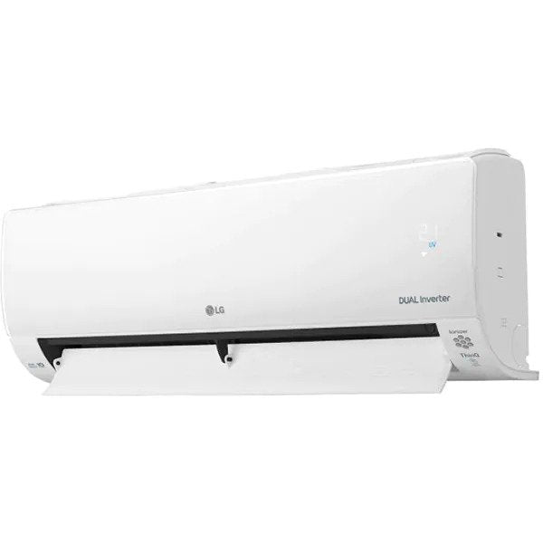Aparat de aer conditionat LG Deluxe 24000 BTU Wi-Fi, Clasa A++/A+, UVnano, filtru Allergy, Plasmaster Ionizer, functie Fast Heating, afisare consum energie, Dual Inverter Compressor cu 10 ani garantie compresor, DC24RK, R32, Alb