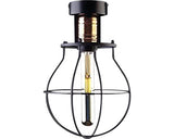 Plafoniera Manufacture E27 Max. 1x60w, Negru/alama