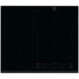 Plita incorporabila Electrolux EIV64453, Inductie, 4 zone de gatit, Booster, Control touch, Timer, Conectivitate hota, 60 cm, Negru