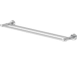 Suport prosop baie Lenz Pisa, tip bara, 2 brate, 67 cm, crom