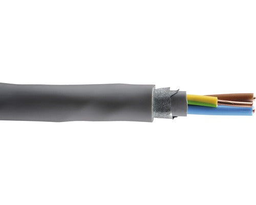 Cablu Cyaby-f 3x2, 5 Mm² Gri, Inel 20m, Cu Intarziere Marita La Propagarea Flacarilor