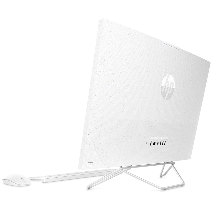 Sistem PC All in One HP 27-cb1034nq, Intel Core i7-1255U pana la 4.7GHz, 27" Full HD, 16GB, SSD 512GB, Intel Iris Xe Graphics, Windows 11 Home, Alb