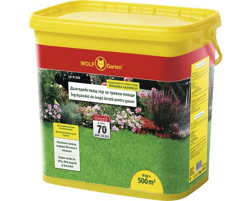 Ingrasamant De Lunga Durata Pentru Gazon Wolf 8 Kg