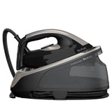 Statie de calcat Tefal Express Protect SV6140E0, 2200W, presiune 6 bari, rezervor 1.7L, functie Auto OFF, talpa Ceramic Xpress Glide, Negru&gri