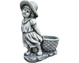 Statuie Fetita Cu Ghiveci" 45.5x23x59.5