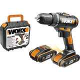 Masina de gaurit & insurubat Worx WX101.1 20V max. 30Nm, 2 acumulatori inclusi