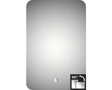 Oglinda baie cu rama aluminiu Silver Moon 40x60 cm IP 24