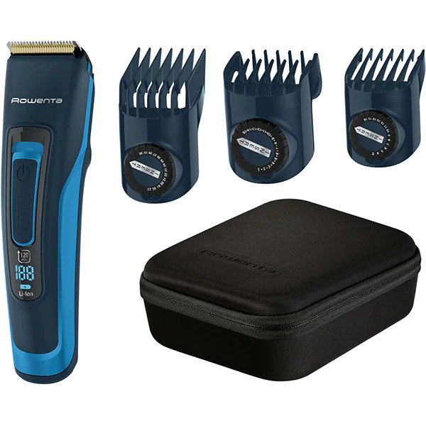 Aparat de tuns ROWENTA Advancer Xpert TN5241F4, Acumulator, 120 min Autonomie, 45 trepte de taiere, Negru