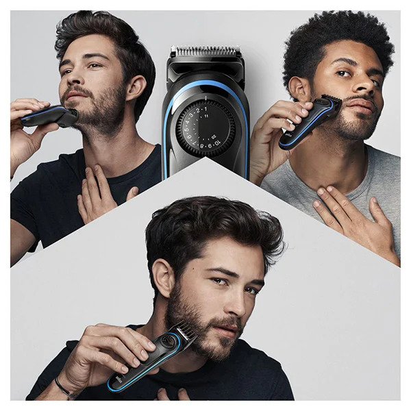 Aparat de tuns barba, Braun, BT3240, diverse accesorii, Negru