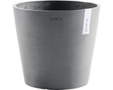 Ghiveci Ecopots Amsterdam Cu Sistem De Irigare Plastic Ø 40 Cm H 35 Cm Gri