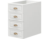 Corp Inferior Bucatarie Maria 40 Cm, 4 Sertare, Pal, Decor Alb