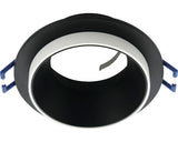 Spot Incastrat Carusso Gu10 35w Ø93 Mm, Cerc Aparent, Negru
