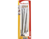 Ancore Cu Surub Fischer F10m 10x152 Mm, 6 Bucati, Pentru Rame/tocuri, Incl. Capacele De Mascare