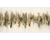 Tablou Canvas Golden Cones 50x100 Cm