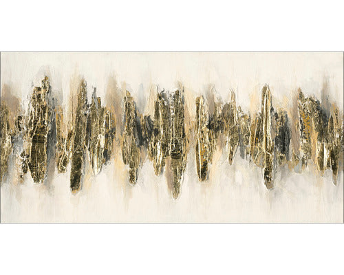 Tablou Canvas Golden Cones 50x100 Cm