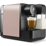 Espressor Tchibo Cafissimo milk soft rose 612635, Rezervor apa 1.2l, rezervor lapte 400ml, Tip bauturi: Espresso Café Crema, Cafea Lunga, Cappuccino, Latte, Roz