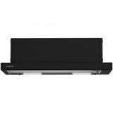 Hota incorporabila telescopica Arctic AHT6121B, Putere de absorbtie 260 mc/h, Control mecanic, Clasa D, 60 cm, Negru