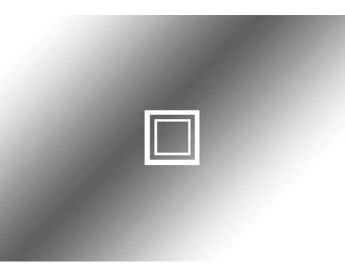 Oglinda Baie Cu Led Cordia Square Line 65x60 Cm Rama Argintie Senzor Touch Ip 44