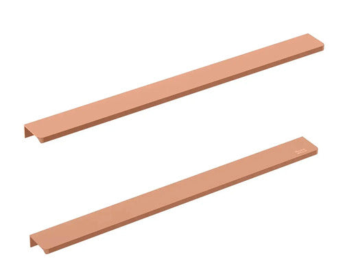 Manere Pentru Mobilier Baie Roca Elegance 60 Cm, Aluminiu, Rose Gold, Set 2 Bucati