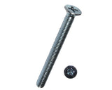 Suruburi Metrice Cu Cap Inecat Cruce Dresselhaus 6x45 Mm Din965 Otel Zincat, 50 Bucati