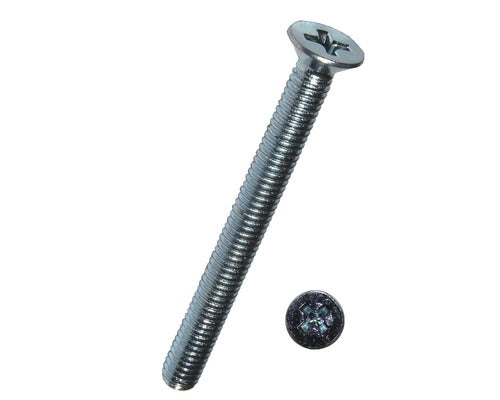 Suruburi Metrice Cu Cap Inecat Cruce Dresselhaus 6x45 Mm Din965 Otel Zincat, 50 Bucati
