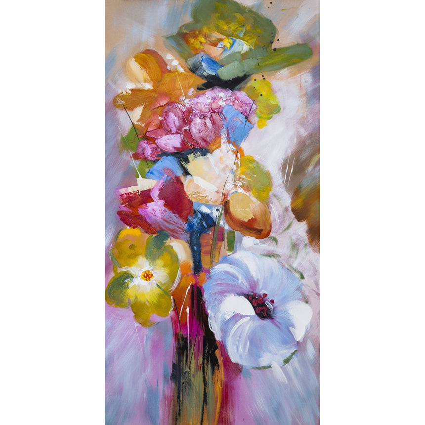 Tablou pictat manual Freshness, Mendola Interior, 120x60cm