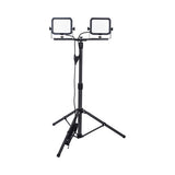 Proiector LED cu stativ Luceco 2x50W, pentru exterior IP65