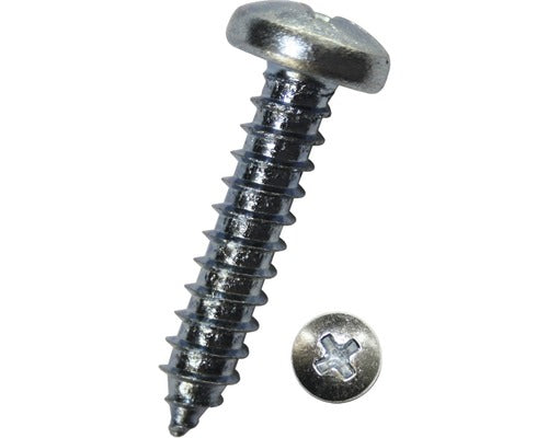 Holsuruburi Cu Cap Bombat Cruce Dresselhaus 4, 2x32 Mm Din7981 Otel Zincat, 100 Bucati, Pentru Tabla