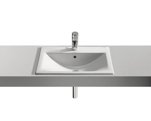 Lavoar cu Incastrare in Blat Roca Diverta, 55x42,5 cm, Alb