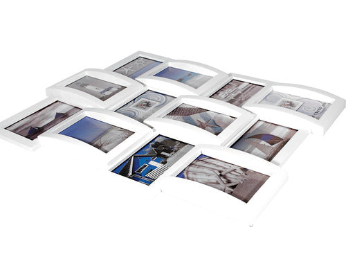 Rama Foto Multipla, Colaj 12 Poze, Alb 40x60 Cm
