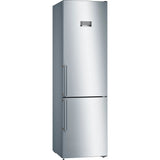 Combina frigorifica Bosch KGN397LEQ, 368 l, NoFrost, Clasa E, H 203 cm, Inox AntiAmprenta