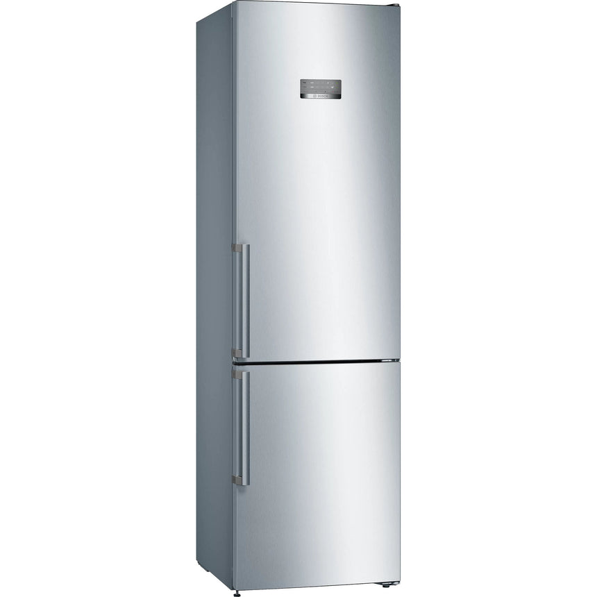 Combina frigorifica Bosch KGN397LEQ, 368 l, NoFrost, Clasa E, H 203 cm, Inox AntiAmprenta