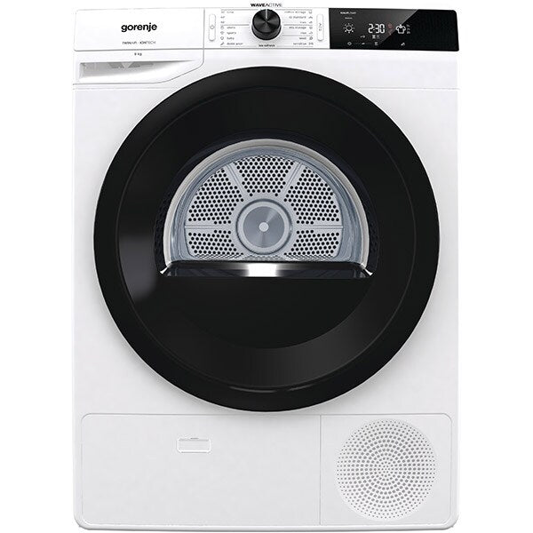 Uscator de rufe GORENJE DPE92, Pompa de caldura 9 kg, 16 programe, Clasa A++, Alb