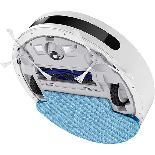 Aspirator robot ROWENTA X-Plorer Serie 75 Total Care RR7687WH, 0.4l, autonomie max 150 min, Navigatie laser, functie mop, Alb