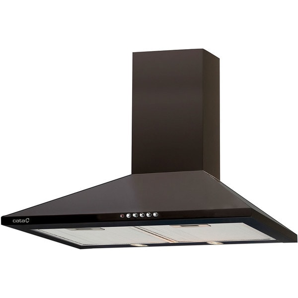 Hota Decorativa CATA Omega 600 BK, 1 Motor, 645 m3/h, L 60 cm, Negru