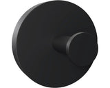 Cuier Baie Simplu Reika Saku, Set 2 Buc, Negru Mat