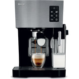 Aparat de cafea, Sencor, Functie autocuratare, 1.4 L, 1.450 W, 309x229x355 mm, Negru/Argintiu