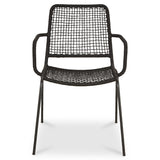 Scaun de gradina Oberon, metalic, culoare negru