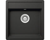 Chiuveta Bucatarie Cu O Cuva Schock Nemo N-100s 49x51 Cm, Fara Picurator, Cristalite Nero