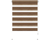 Rulou Dublu Soluna D-r10 Wood 60x175 Cm, Caseta Alba