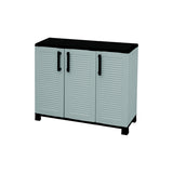 Dulap plastic ArtPlast Family inaltime redusa, balamale de otel si rafturi reglabile 1020x370x900 mm