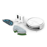 Aspirator robot X-Plorer Serie 120 AI RR7867WH, Wi-Fi, Li-ion, 120 min, 0.7 L, Control prin aplicatie, 6 senzori, Perie de cauciuc, Nivel zgomot 65 dB(A), Alb