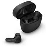 Casti audio in ear true wireless Philips TAT2206BK/00, Bluetooth v5, IPX4, Negru